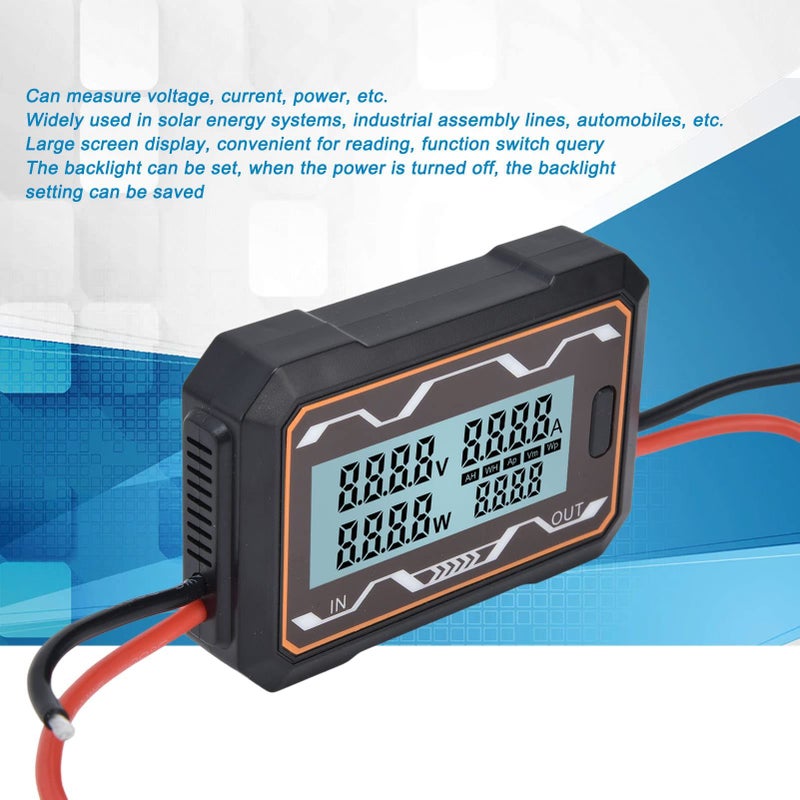 150A Digital Power Meter Large Screen Backlight DC Voltage Current Tester Energy Monitor - Image 5