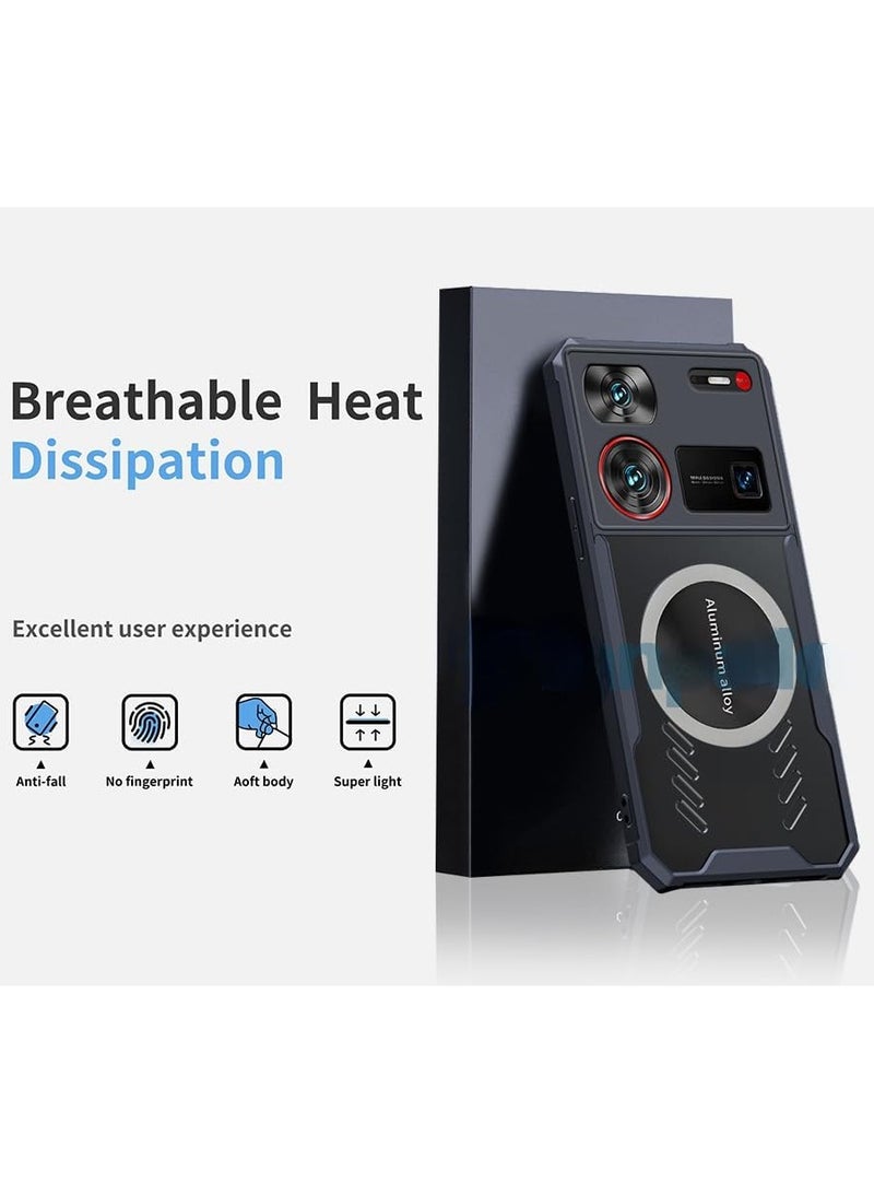 VKL Case Compatible with Nubia Z60 Ultra Shockproof Magnetic Casing Bumper Graphene Heat Dissipation Phone Back Cover - Image 2