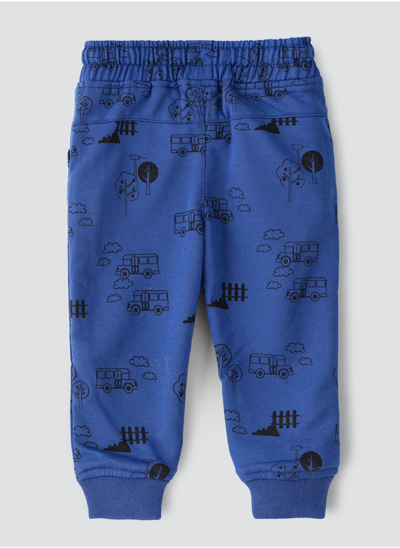 JAM - Knit printed jogger with drawcord - Image 1