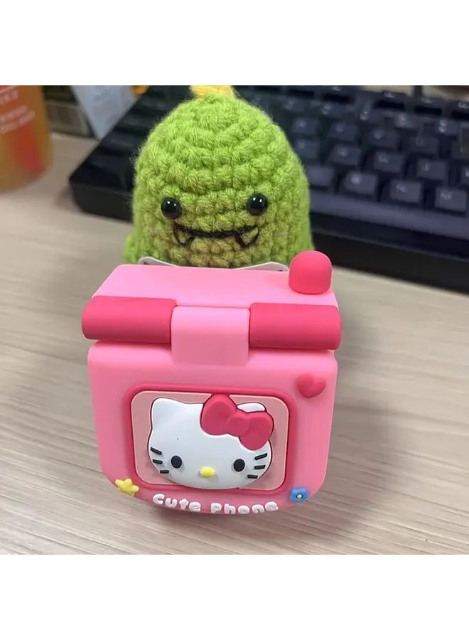 Hello Kitty Airpods12 Wireless Earbuds Case Cute Cartoon Soft Shell With Pendant Perfect Gift For Girls - Image 1