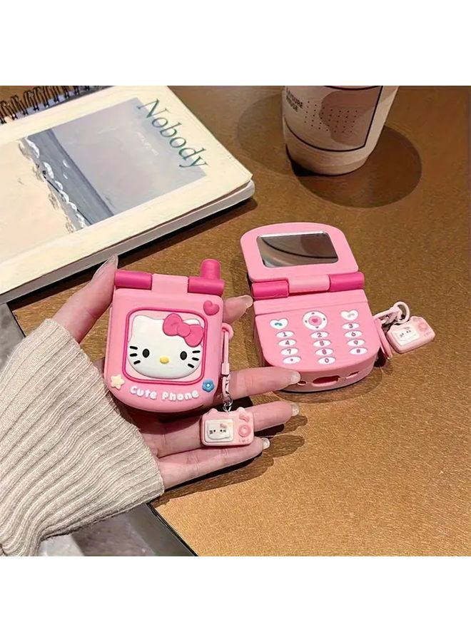 Hello Kitty Airpods12 Wireless Earbuds Case Cute Cartoon Soft Shell With Pendant Perfect Gift For Girls - Image 5