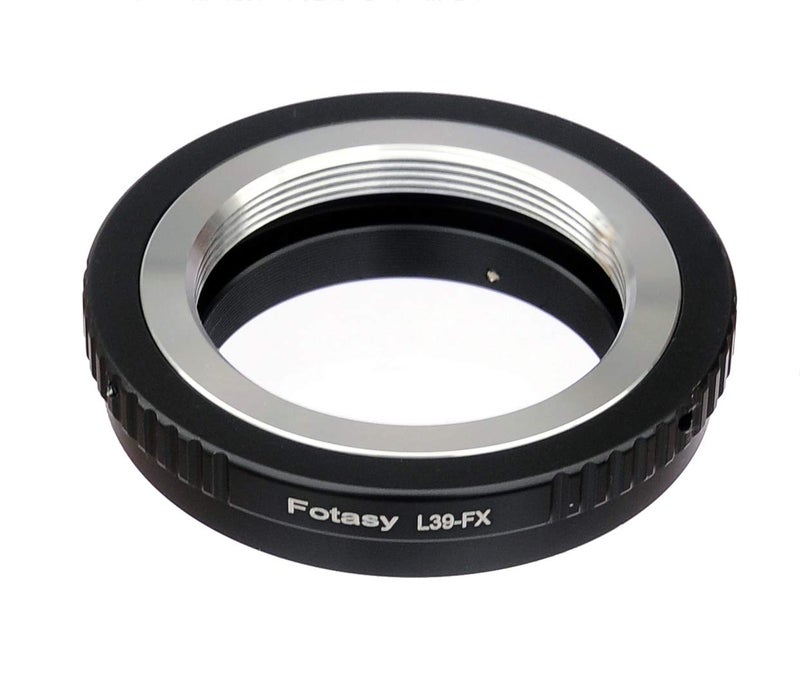 Fotasy Adjustable Leica M39 Lens to Fuji X Adapter, 39mm Lens to X Mount Adapter Compatible with Fujifilm X-Pro1 X-Pro2 X-E1 X-E2 X-E3 X-A5 X-M1 X-T1 X-T2 X-T3 X-T10 X-T20 X-T30 X-T100 X-H1 - Image 1