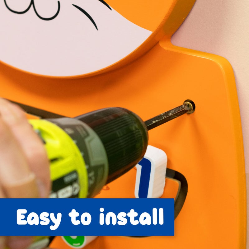 SPARK & WOW LEARNING ADVANTAGE Cat Activity Wall Panel - 18m+ - Toddler Activity Center - Wall-Mounted Toy - Busy Board Decor for Bedrooms, Daycares and Play Areas - Image 5