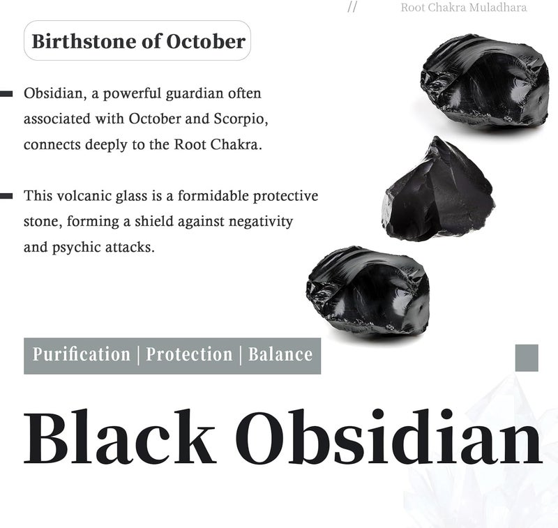 SUNYIK Fluorite/Black Obsidian Tumbled Chips Crystal Crushed Pieces Irregular Shaped 1pound(About 460 gram) - Image 4