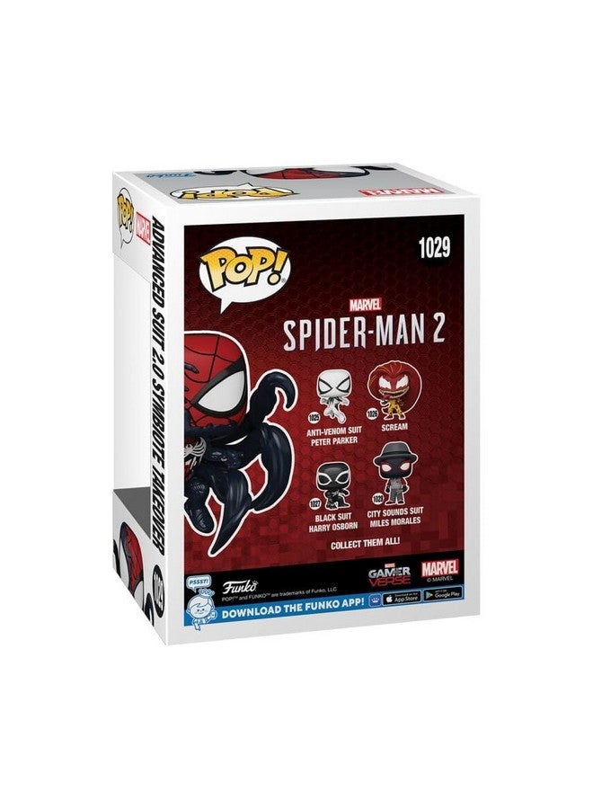 Funko Pop! Advanced Suit 2.0 Symbiote Takeover 1029 Spider-Man 2 Sticker Special Edition  - Image 3