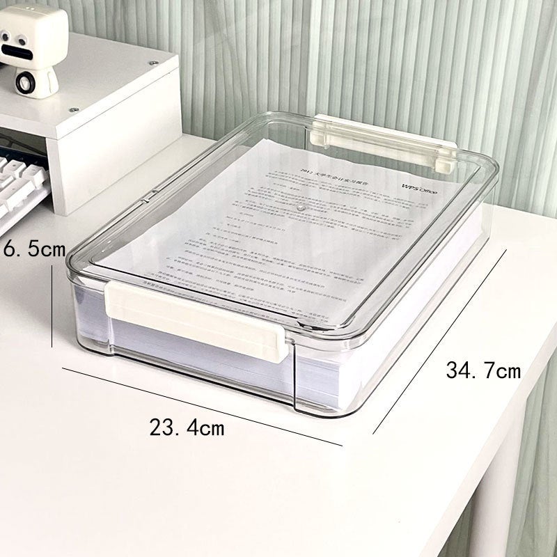 Multi-Layer Multi-Functional Folder Writing Pad Test Paper Storage Box Primary School Student Board Clip Writing Board Storage Folder - Image 1