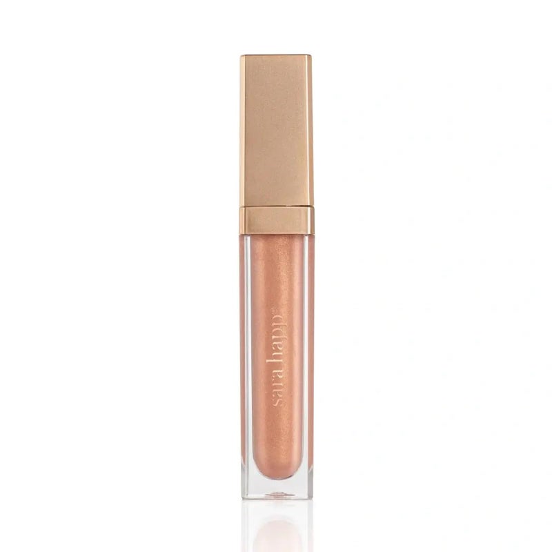 Sara Happ Rose Gold Slip Luxe Gloss with Subtle Shimmer - High-Impact Shine & Long-Lasting Wear, Nourish, Hydrate, and Heal Your Lips, 0.21 fl. oz. - Image 1