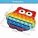 AIZIXIN Pop Bubble Fidget Sensory Toys Squeeze Sensory Toys Novelty Gifts for Boys and Girls Stress Relief and AntiAnxiety Tools for Kids and Adults OwlRainbow - Image 4