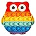 AIZIXIN Pop Bubble Fidget Sensory Toys Squeeze Sensory Toys Novelty Gifts for Boys and Girls Stress Relief and AntiAnxiety Tools for Kids and Adults OwlRainbow - Image 2