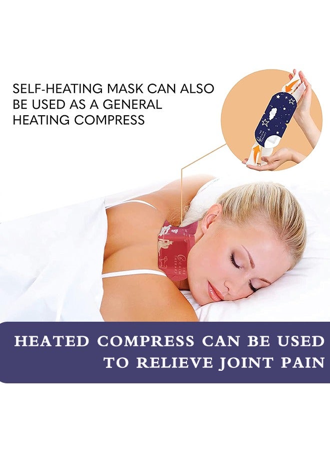 5pcs Heating Steam Eye Mask, Disposable Heated Eye Mask,   Soothe Dry Eye, Dark Circle Removal, Fatigue Relief Relax Sleep Eye Patch (  Lavender)