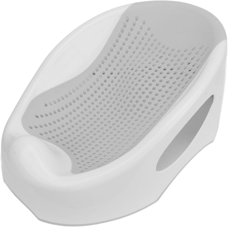 klarako Baby Bather, Bath Support for Bathtub or Sink, Slip Resistant & Ergonomic Bath Net Baby Bath Tub Lying Support Bracket Bath Mat for Newborn Infant (Light Gray) - Image 1
