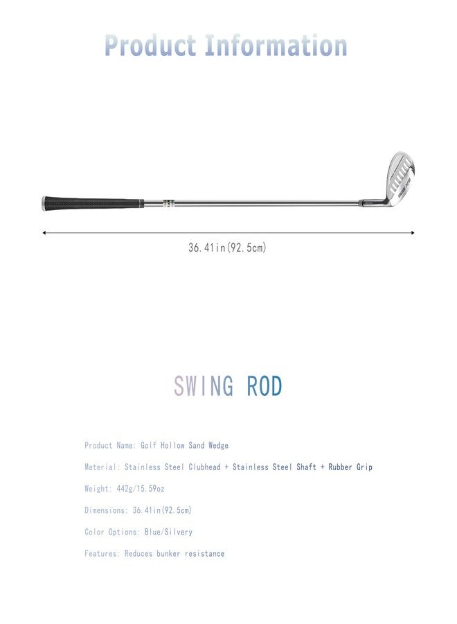 HUAEN Golf Pro Sand and Chipping Wedge, 62° Loft, Right-Handed, for Men and Women - Image 5