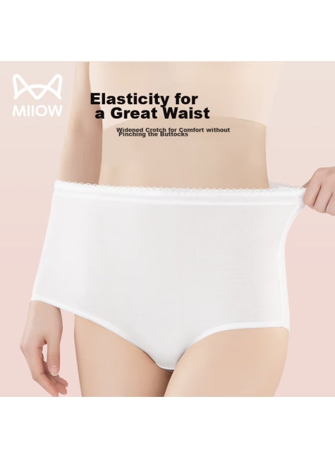 MIIOW Miiow Disposable Underwear For Women, High-waist Pure Cotton Sterile Postpartum Menstrual Period Travel Business Trip No-wash Xl - Image 4