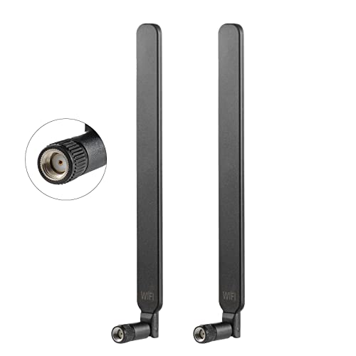 eifagur High Gain Long Range Dual Band WiFi 2.4GHz 5GHz 5.8GHz Mimo Replacement Antenna for Furrion Vision S/AMTIFO/DoHonest/AUTO-VOX Vehicle Back Up RV Camera Boost Wireless Signals (2 Pack), Eifagur - Image 1