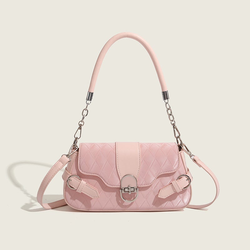 Women's Metal Lock Flap Bag – Shoulder
