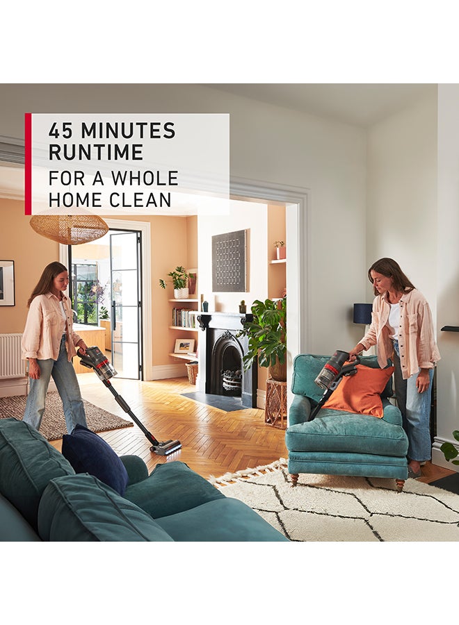 Hoover HomePro Plus Cordless Stick Vacuum Cleaner, 45 Min Runtime, HairWrap Resist, FlexiClean Pole, LED Lights (CLSV-HPMA) 5 W CLSV-HPMA Graphite & Red - Image 5