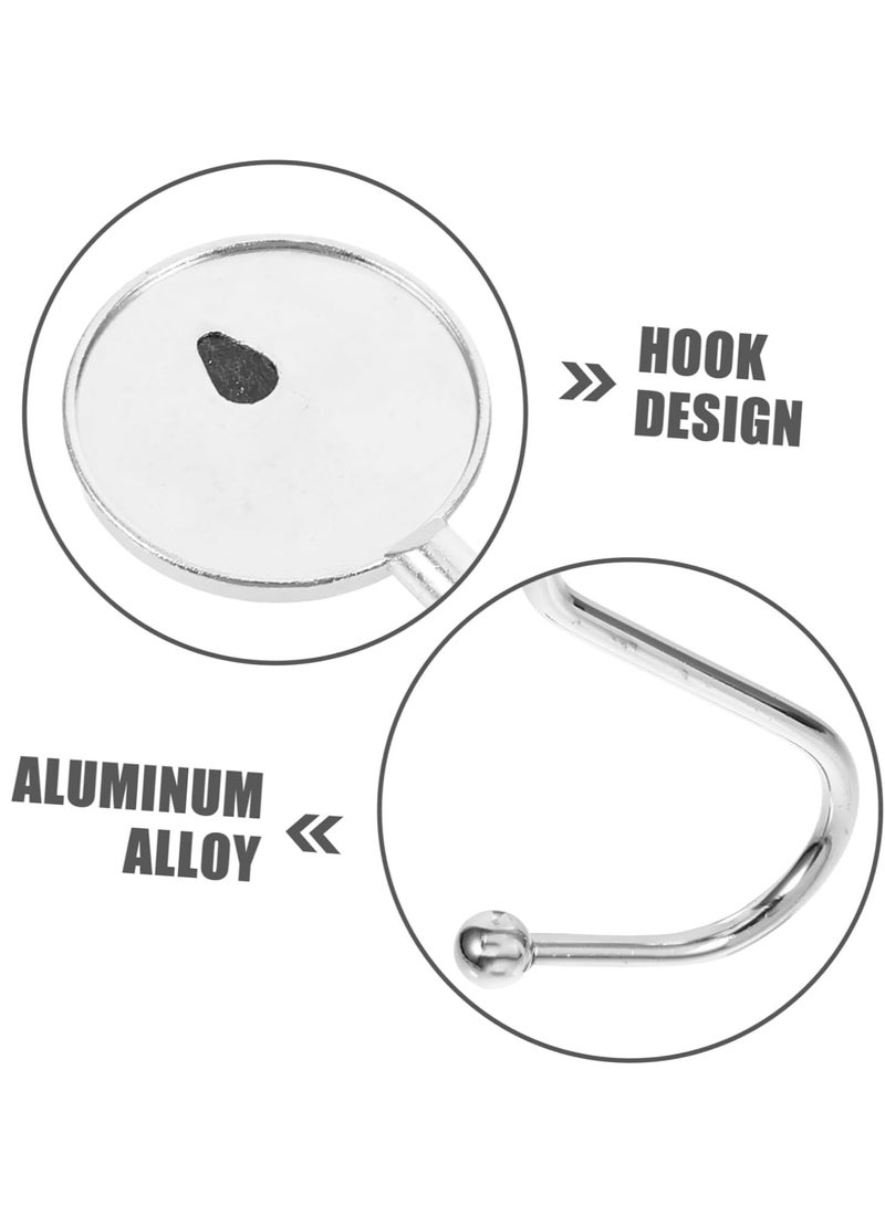 KASTWAVE 20pcs Anti-Skid Hook Metal Desk Hook Purse Hook for Table, Student Bag Hanger Womens Bag Handbag Hook Instant Bag Hanger Meat Hook Non-Slip  - Image 3