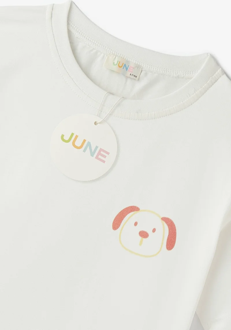 JUNE Girls Tshirt Shorts 2 Piece Set