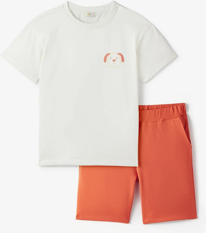 JUNE Girls Tshirt Shorts 2 Piece Set