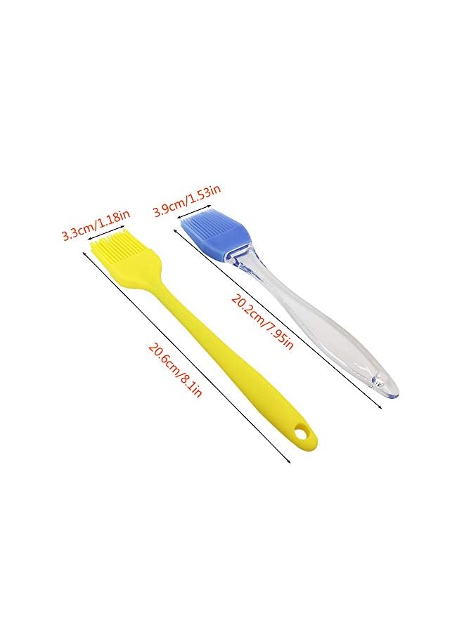 Raxoom pcs Silicone Pastry Brushes, FineGood Food Grade Heat Resistant Oil Butter Basting Brush Cake Bread Baking Tools for BBQ Grill Cooking Baking Cake Bread Baking Tools - Image 3