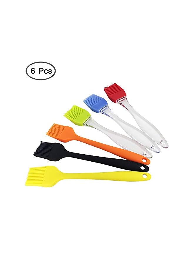 Raxoom pcs Silicone Pastry Brushes, FineGood Food Grade Heat Resistant Oil Butter Basting Brush Cake Bread Baking Tools for BBQ Grill Cooking Baking Cake Bread Baking Tools - Image 2