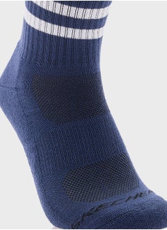 SKECHERS 3 Pack Terry Hi Qtr Crew Socks  - Image 5