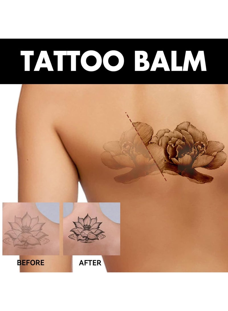 EELHOE Tattoo Aftercare Balm, Tattoo Balm for Old & New Tattoo Healing, Moisturizer and Brightener for Color Enhance, Vegan Tattoo Cream No-Petroleum 1.41 Oz - Image 5