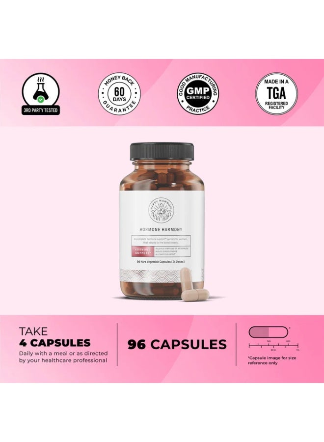 Meoed Hormone Harmony for Women – Natural Menopause Support for Mood, Stress & Sleep Balance, 72 Vegan Capsules - Image 5