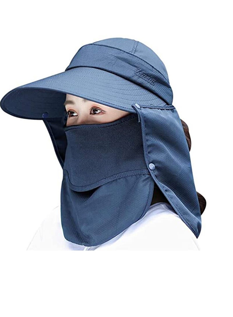 Excefore Wide Brim Sun Hat, Fishing Hat for Men & Women, Outdoor UV Sun Protection Hat, Waterproof Breathable Nylon Hiking Hat, Multifunctional UPF 50 Protection Bucket Fishing Cap - Image 1