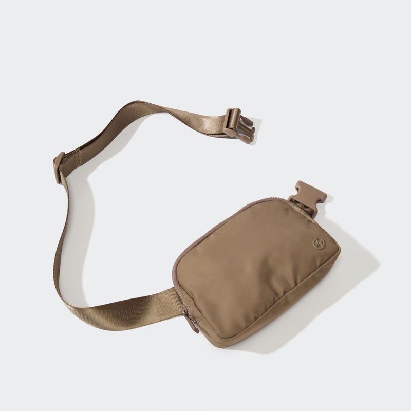 Pander Two Way Zipper Fanny Pack Nylon Everywhere Belt Bag for Women, Water Repellent Waist Packs, Crossbody Bags with Adjustable Strap (Gray Brown) - Image 2
