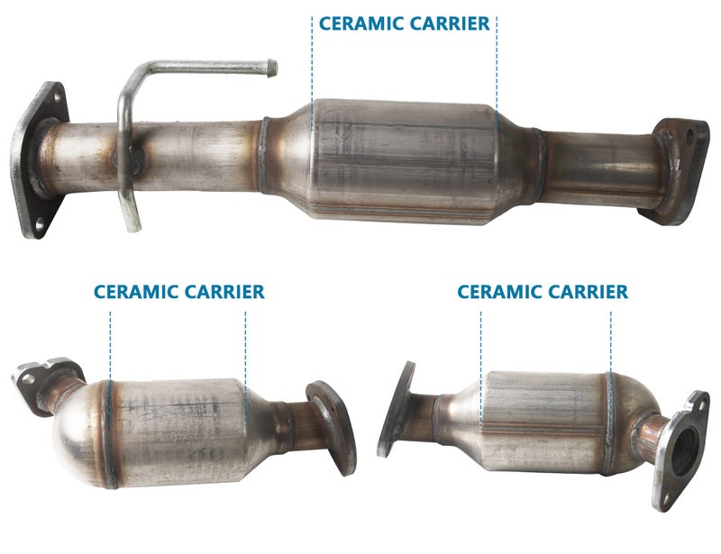 MIKODA Catalytic Converter 3PCS Compatible with Chevrolet Traverse GMC Acadia Saturn Outlook Buick Enclave 2007-2017 3.6L V6 Replace 16574 16709 16710 - Image 3