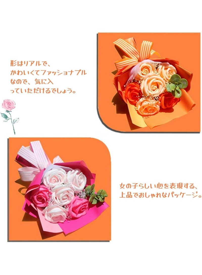 باقة بوكية ورد صناعي هدية فريدة من نوعها لديكور المنزل وحفلات الزفاف   زينة زهور، عيد الحب، عيد الأم، عيد ميلاد، هدية، زفاف - Image 2