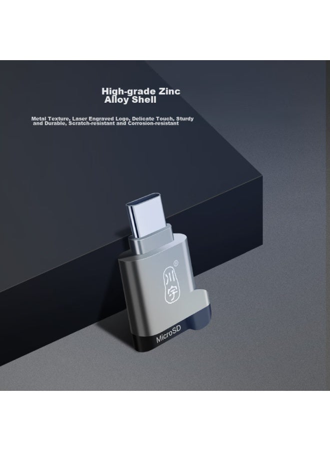 Chuanyu Usb-c High-speed Tf Card Reader Type-c, Dslr Camera Storage Card, Dash Cam, Drone, Computer, Iphone 15, Phone Memory Card, Mini Card Reader - Image 4