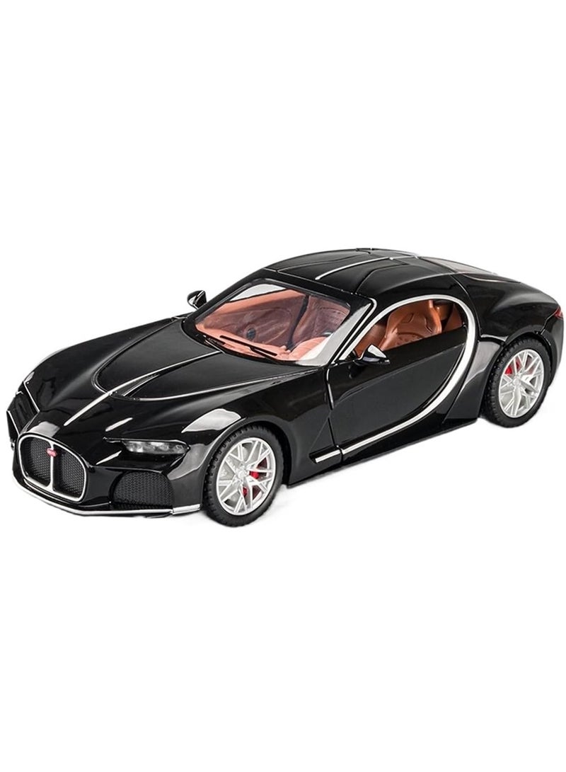 1:24 Scale  Die-Cast Model Car – Alloy Toy Car with Opening Doors, Pull Back Action, Lights  Sounds - Image 2