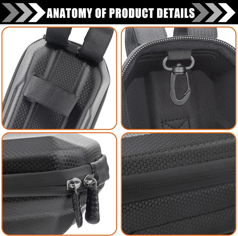 BOBILIFE Waterproof EVA 3L Handlebar Bag - Compatible with Bicycle, Scooter, Electric Ebike, Motorcycle, City Bike - Image 5
