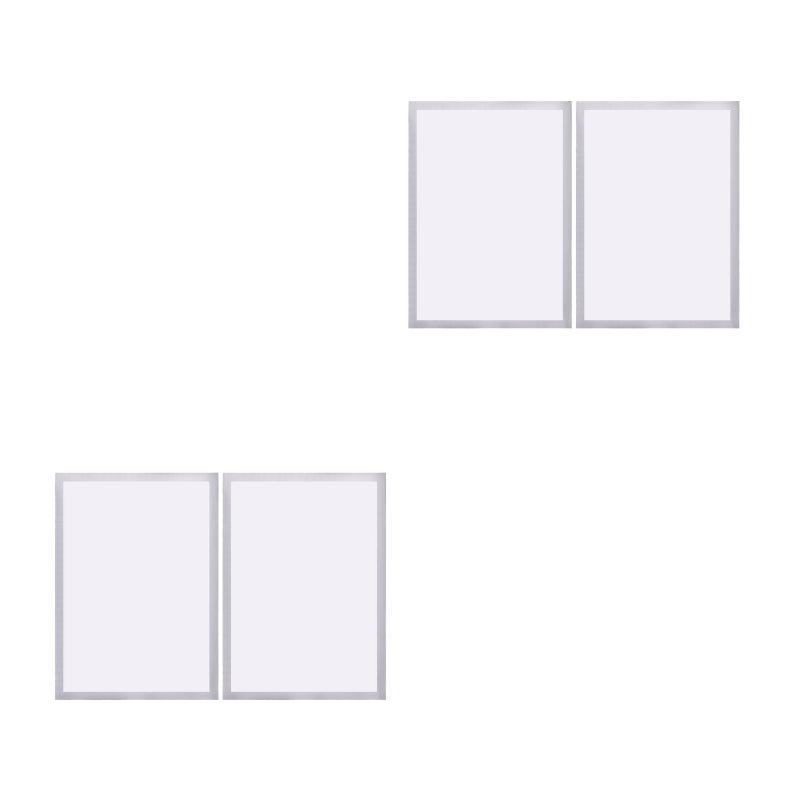 4 pcs Magnetic Picture Frames for Refrigerator DIY Picture Frame Memory Photo Frame for Fridge Decor Self-Adhesive Magnetic Art Frame for Walls - Image 1