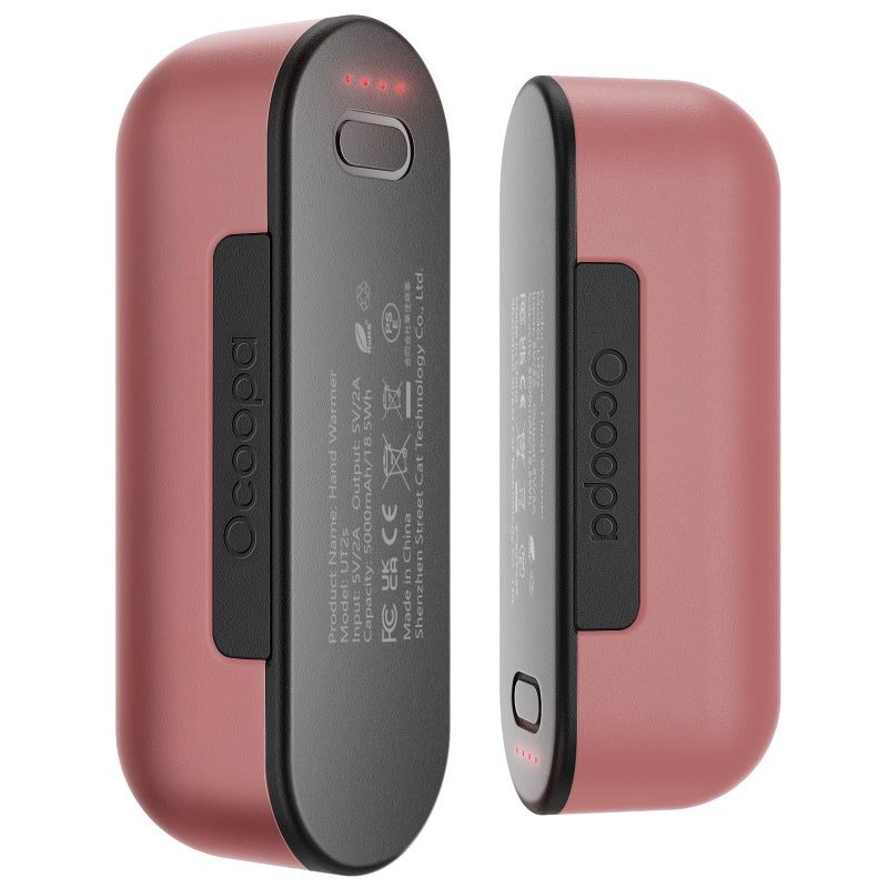 OCOOPA OCOOPA Hand Warmers Rechargeable 2 Pack, Magnetic Electric Handwarmer, 16 Hrs Warmth 4 Levels Heat Up to 137℉, USB-C Portable Charger 10000mAh, Raynauds, Golf, Tech Gifts for Men, Union UT2s(MagTwins)  - Image 1