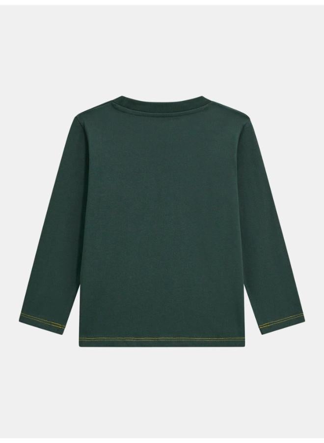 GUESS Kids Slogan Crew neck T-Shirt - Image 2