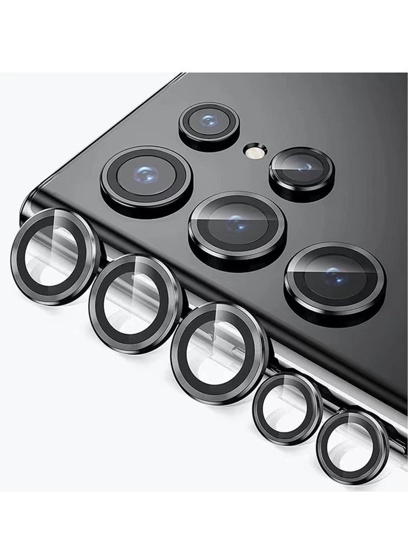 Raxoom Camera Lens Tempered Glass Protector for Galaxy S22 Ultra, Aviation Aluminum Alloys Protection Cap Scratch Resistant Protector, Compatible with Galaxy S22 Ultra - Image 1