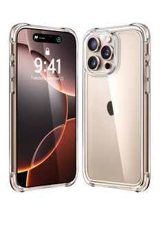 Generic hone 16 Pro Max Case Clear [Not-Yellowing] [16 ft Military-Grade Drop Protection] Shockproof Protective Phone Bumper iPhone 2024  - Image 1