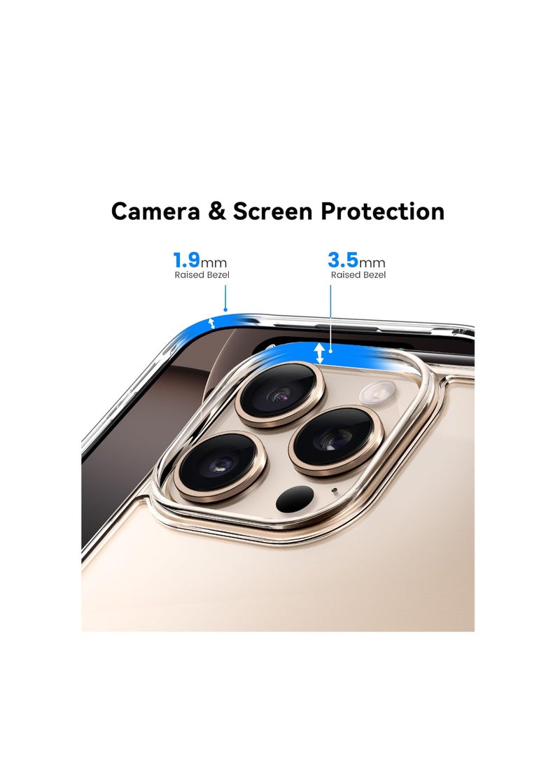 iphone 16 Pro Max Case Clear [Not-Yellowing] [16 ft Military-Grade Drop Protection] Shockproof Protective Phone Bumper iPhone 2024 - Image 3