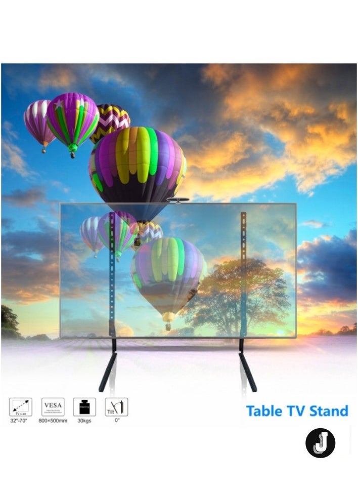 JAJEEK Floor TV Stand for Plasma/LCD – Adjustable Bracket for 32”-75” TVs, Max VESA 800×500, Load Capacity 30kg, Freestanding TV Mount - Image 4