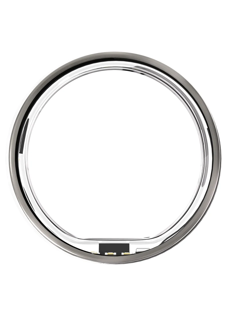 ULTRAHUMAN Ring AIR - Advanced sleep-tracking wearable, HRV & Temperature Monitoring,Track workout, movement & recovery, Water resistant, 6 Days Battery Life with Lifetime Free Subscription (Size 11) - Raw Titanium