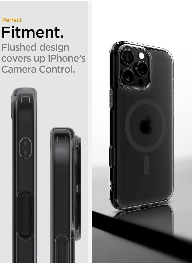 Spigen Ultra Hybrid T MagFit for iPhone 16 Pro MAX Case Cover [Camera Control Button Cover] with MagSafe (2024) - Frost Black  - Image 5