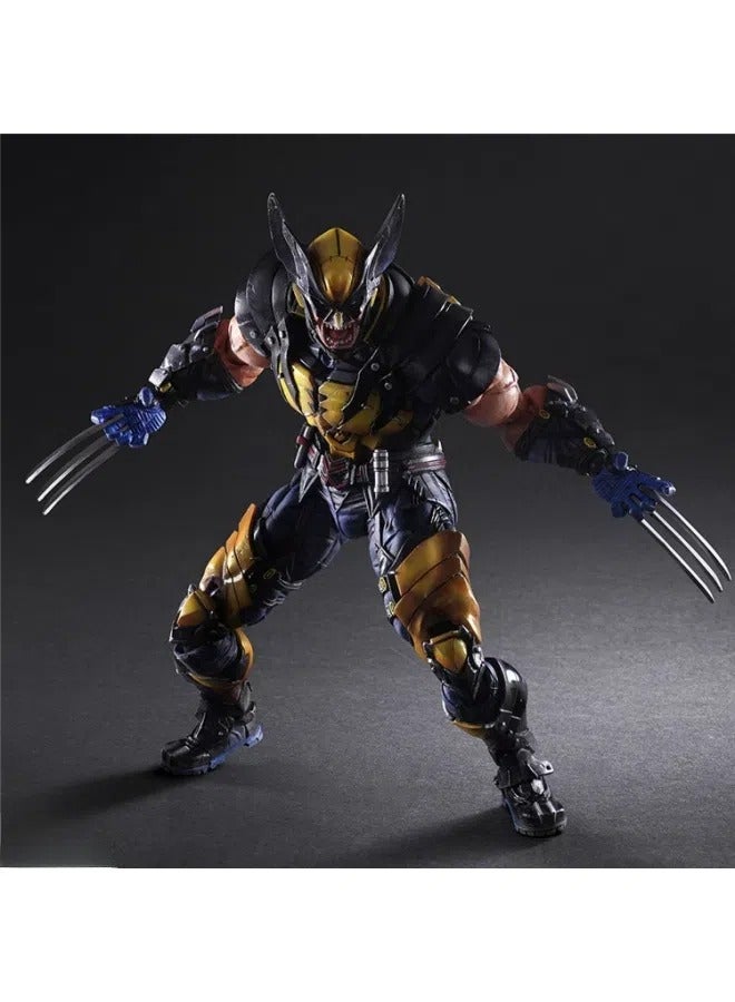 عام ولفيرين شخصية نموذج سطح المكتب الديكور المنقولة دمية نموذج لعبة جمع الديكور هدية للعائلة والأصدقاء - Image 2