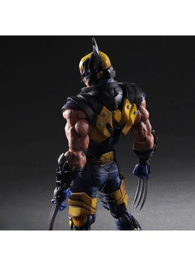 عام ولفيرين شخصية نموذج سطح المكتب الديكور المنقولة دمية نموذج لعبة جمع الديكور هدية للعائلة والأصدقاء - Image 4