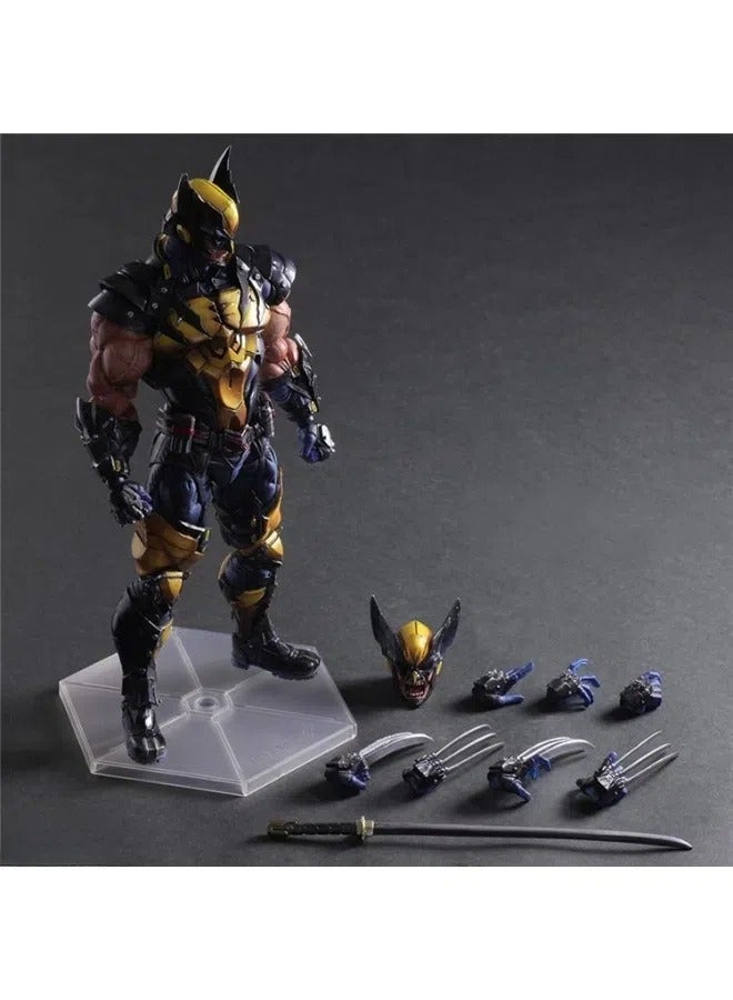 عام ولفيرين شخصية نموذج سطح المكتب الديكور المنقولة دمية نموذج لعبة جمع الديكور هدية للعائلة والأصدقاء - Image 5