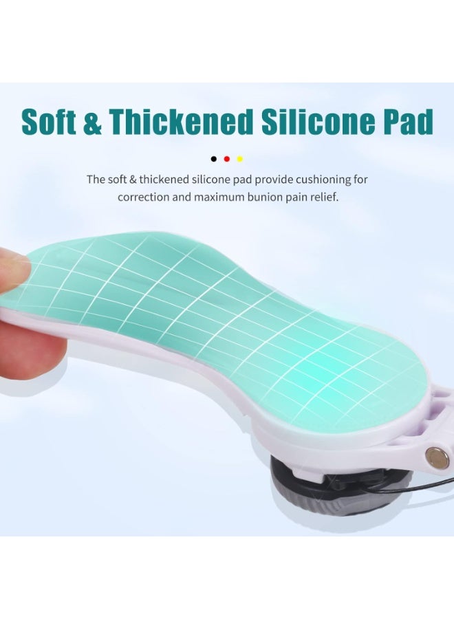 Corrector for Women and Men  Big Toe Straightener with Knob Correction for Bunion Pain Relief Adjustable Orthopedic Bunion Splint Brace with Toe Separators Hammer Toe Corrector (2 Pcs) - Image 4