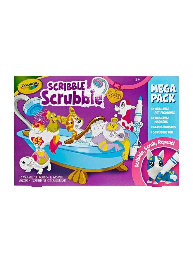 Crayola حزمة ميغا من حيوانات سكربل سكربي - Image 1