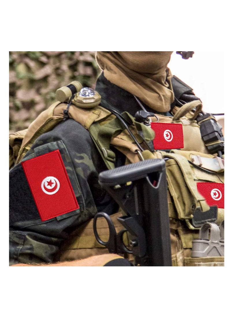 Generic Pack of 2pcs Embroidered Flag Patches - Perfect for Jackets - Backpackers - Travelers - Uniforms - Jeans and Hats - Tactical Embroidered Patches  - Image 5